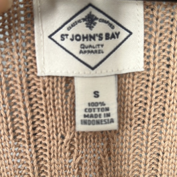 Tan cardigan from St.John’s Bay, size Small! - Picture 2 of 3